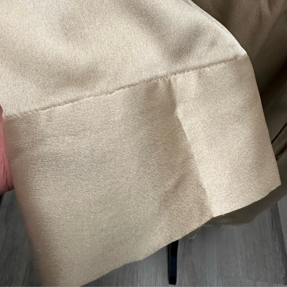 Banana Republic Gold 3/4 Sleeve Shirt Dress - Picture 7 of 14